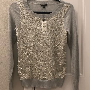 Express Sequin Sweater - Size XS